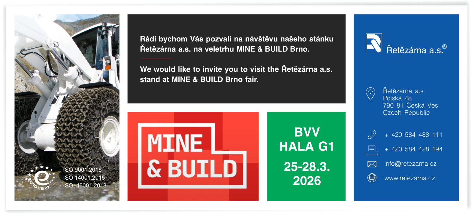 MINE & BUILD Brno 2026